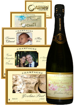 cadeaux mariage mini bouteille champagne