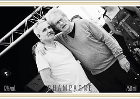 Etiquette personnalisee pour une entreprise pour noel